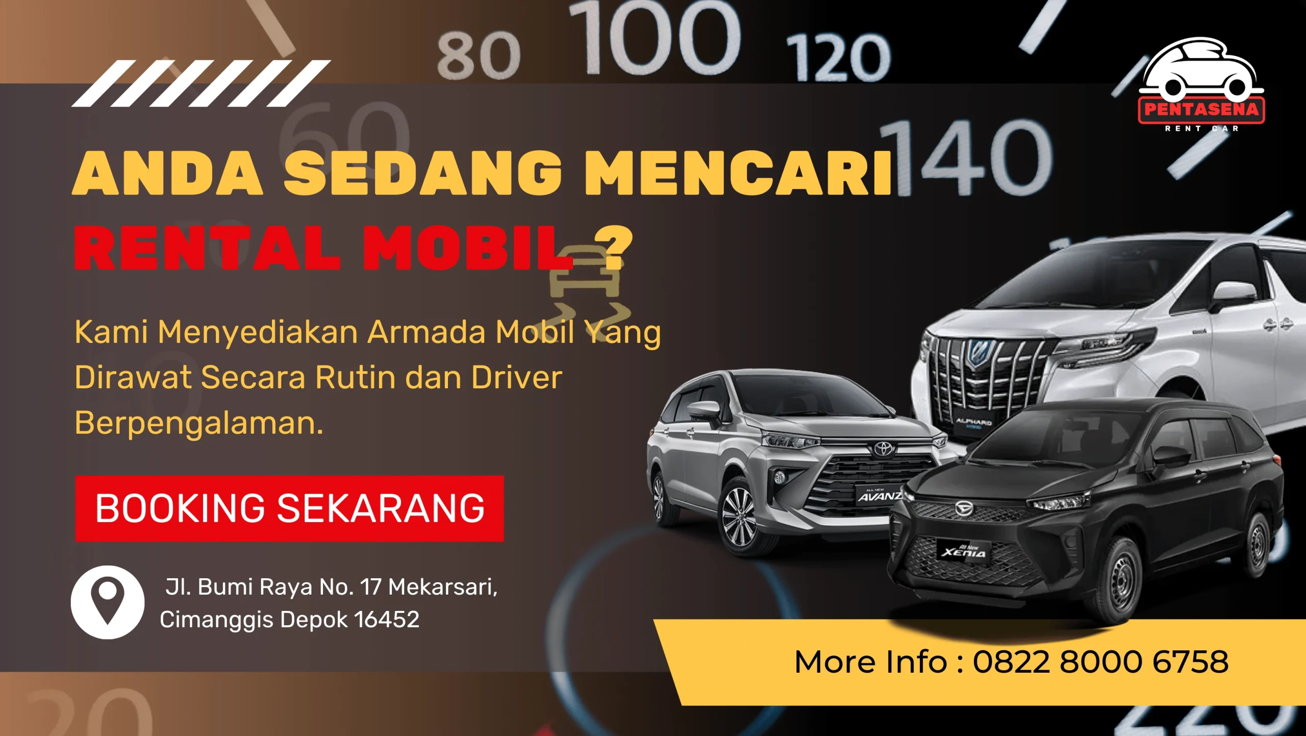 Mobil Rent Rental Mobil Jakarta - Pentasena Rent Car